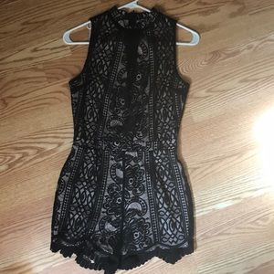 Lace romper